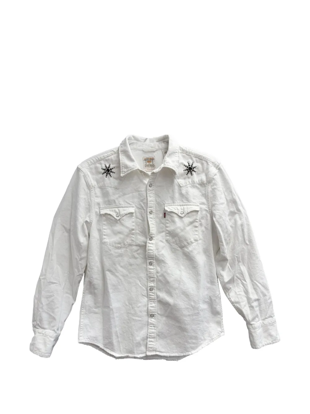 Htc Los Angeles x LEVI'S studded western-style shirt Wit