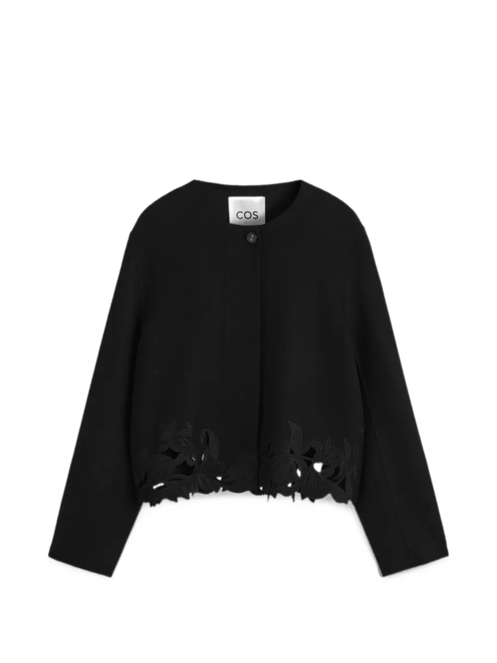COS veste à découpes florales - Noir COS veste à découpes florales - Noir