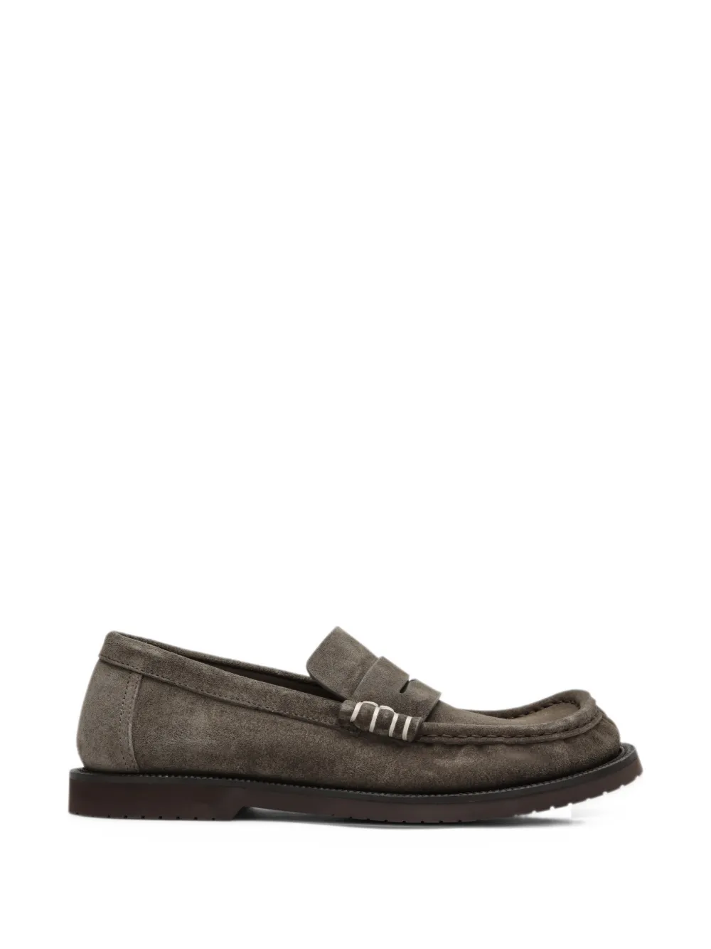 JW Anderson round-toe suede loafers - Toni neutri