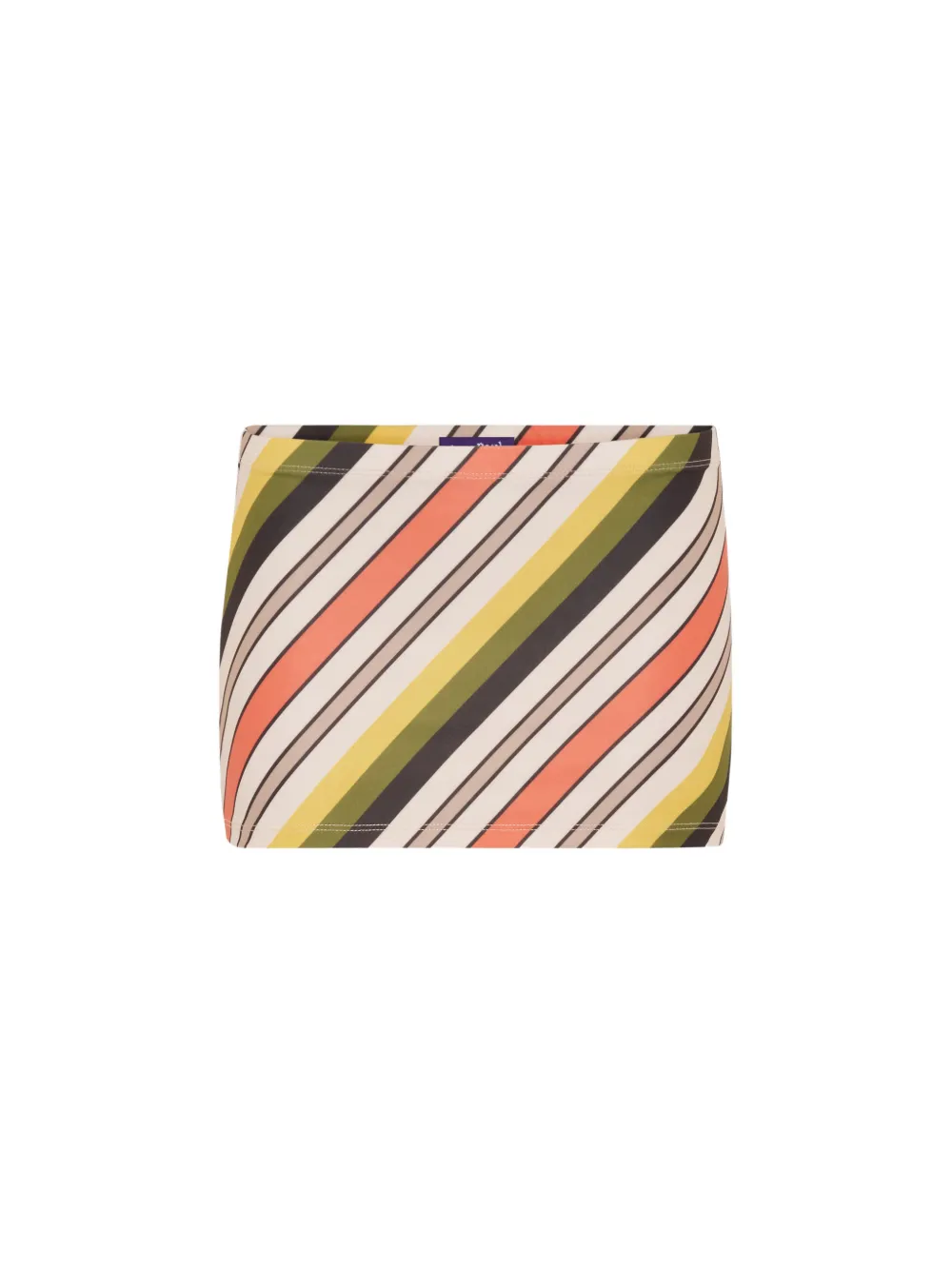 Jean Paul Gaultier Retro-Stripes rok van tule Beige