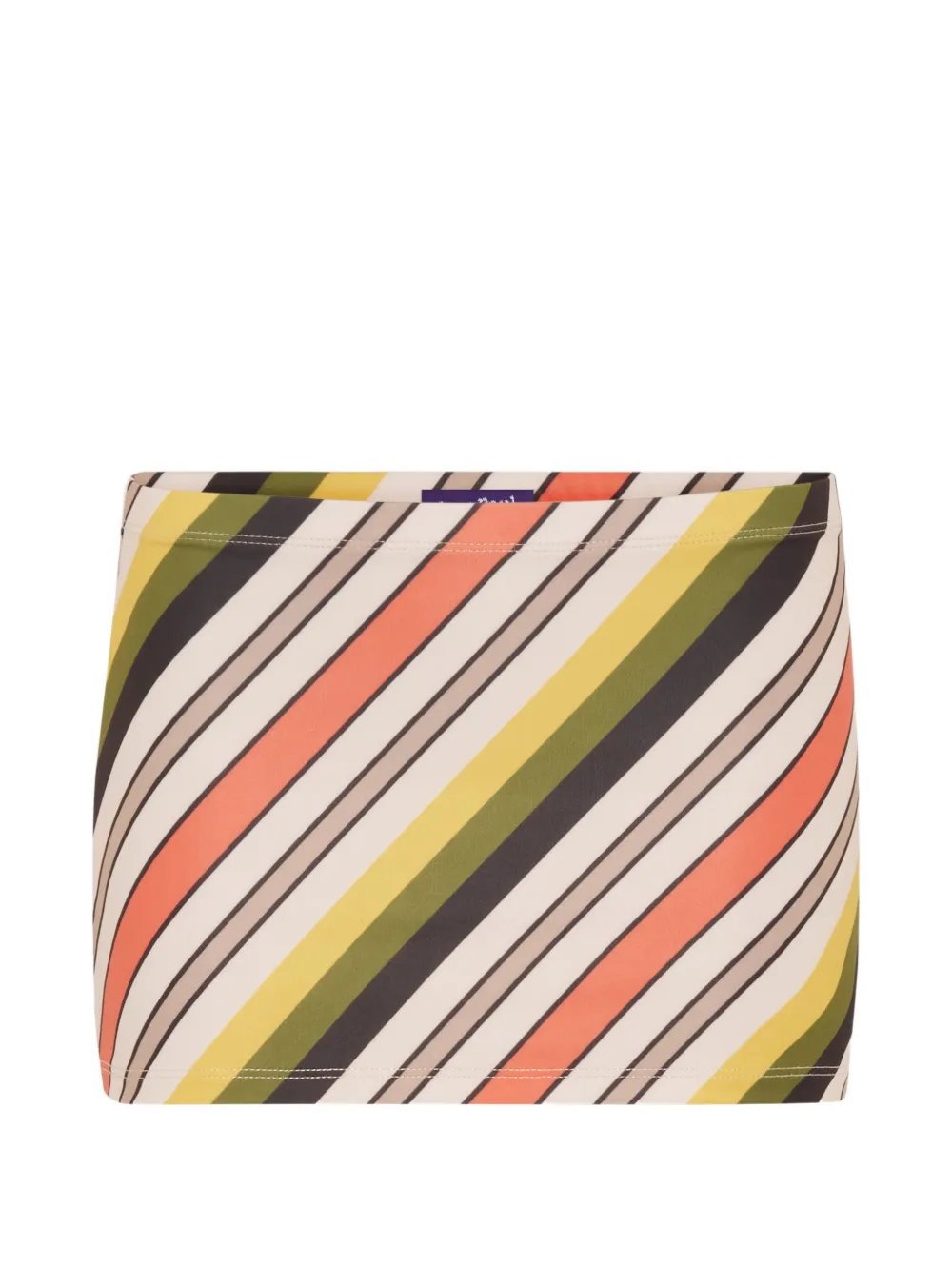 Jean Paul Gaultier Retro-Stripes rok van tule Beige