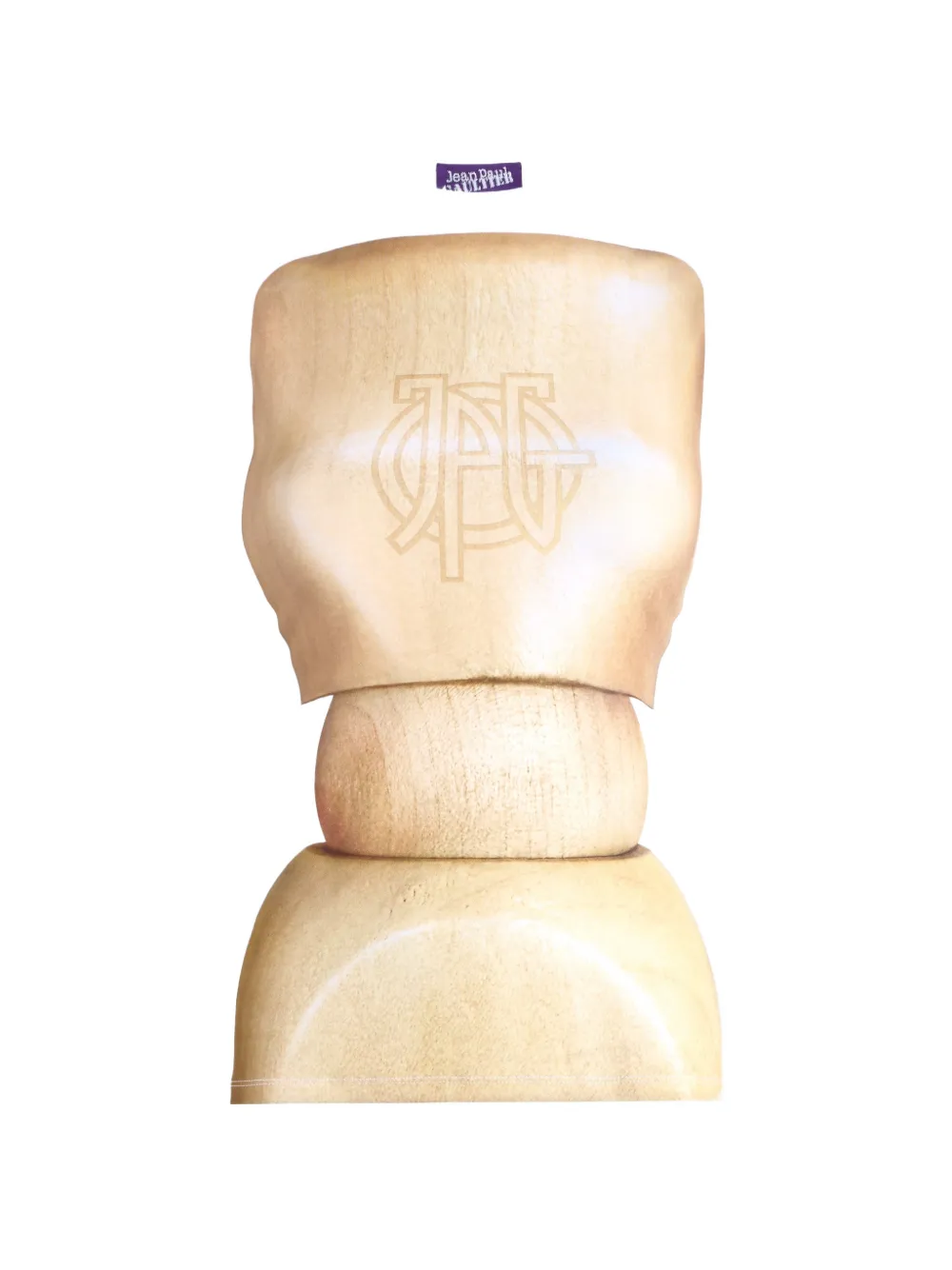 Jean Paul Gaultier Wood Body printed top - Bianco