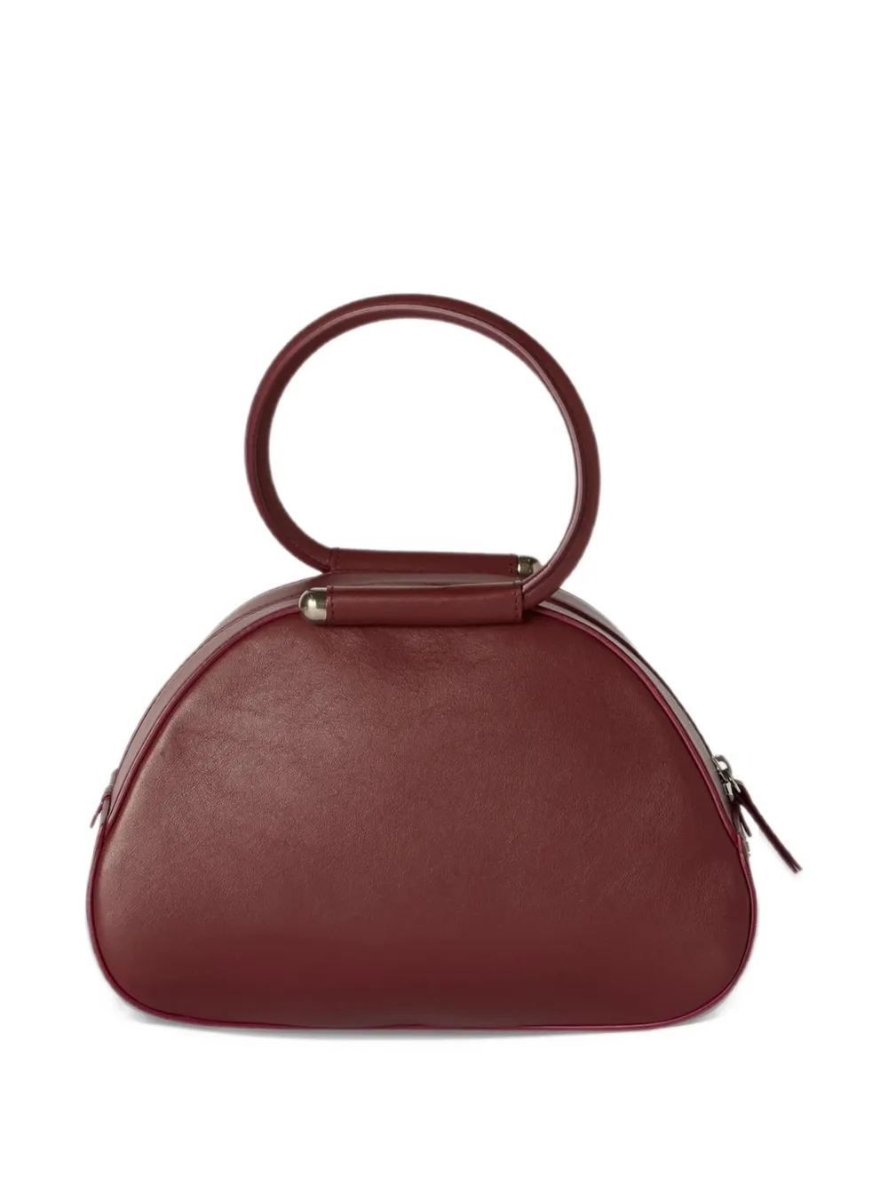 Antonio Marras Caragol leren shopper met geborduurde bloemen Rood