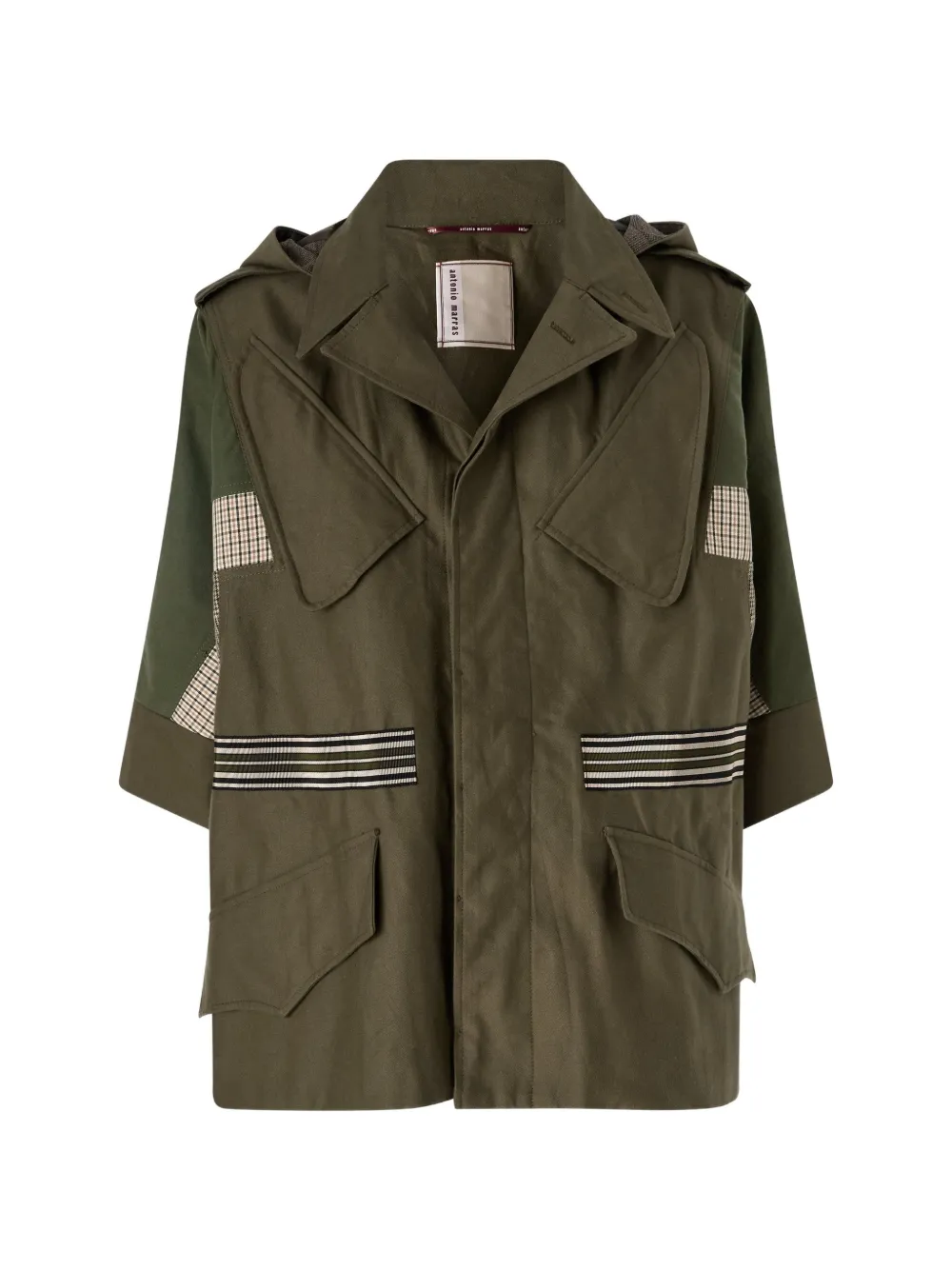 Antonio Marras parka crop - Vert