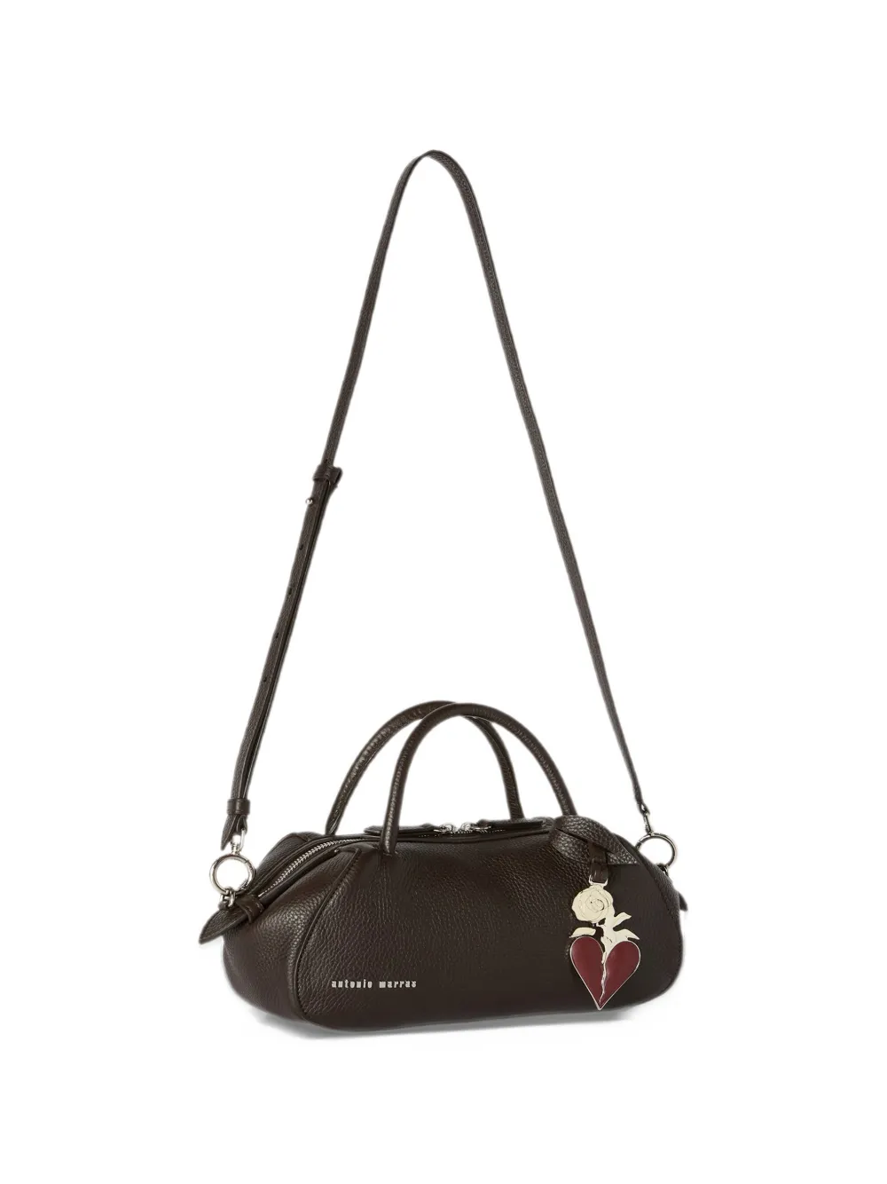 Antonio Marras Kleine Antine leren shopper met textuur Bruin
