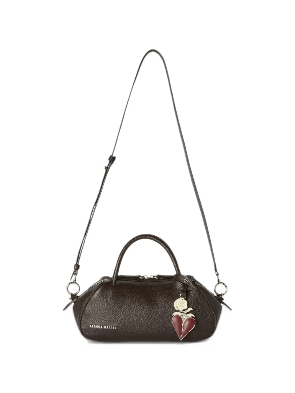 Antonio Marras small Antine pebbled-leather tote bag - Marron Antonio Marras small Antine pebbled-leather tote bag - Marron