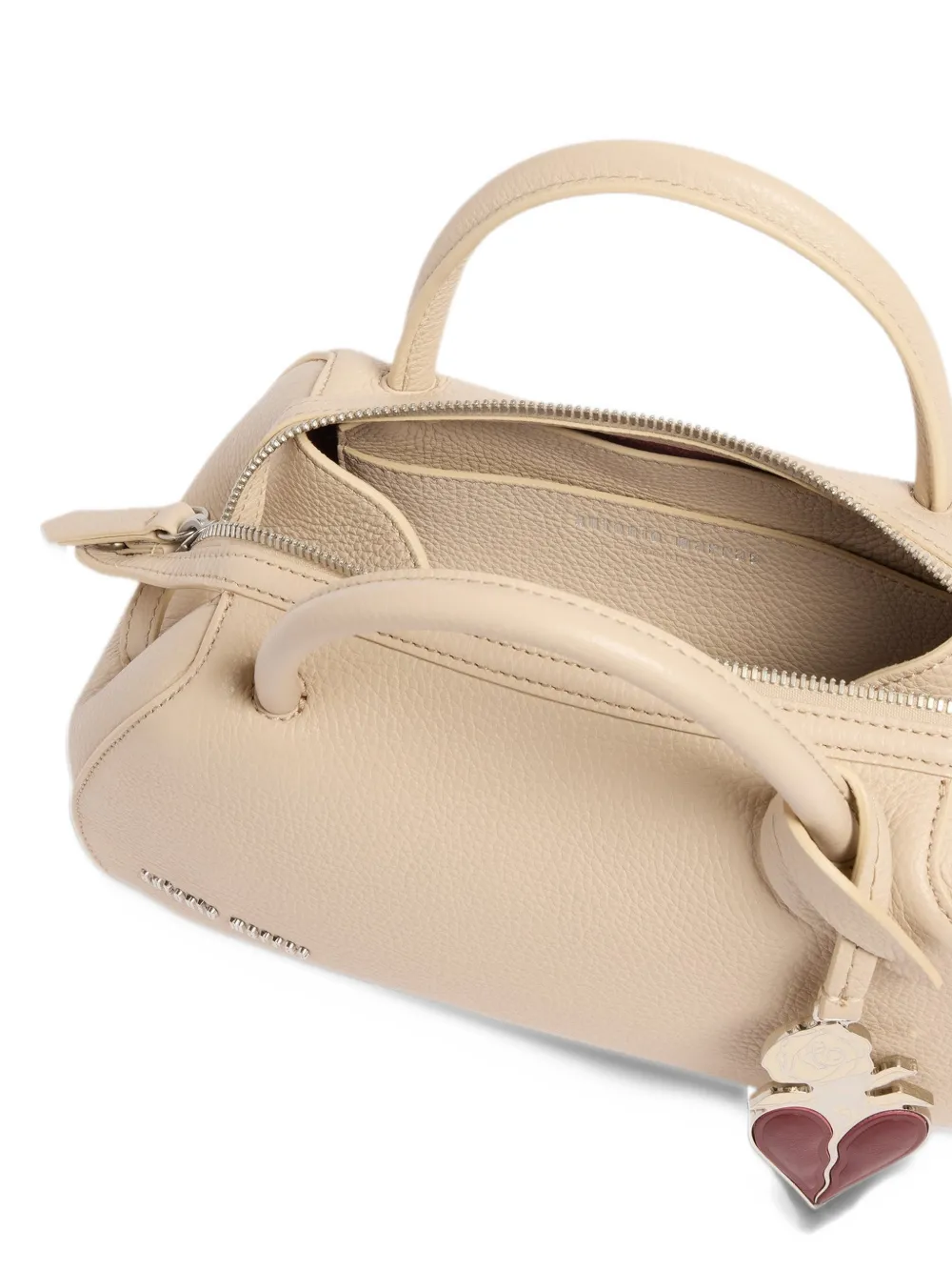 Antonio Marras Kleine Antine leren shopper met textuur Beige