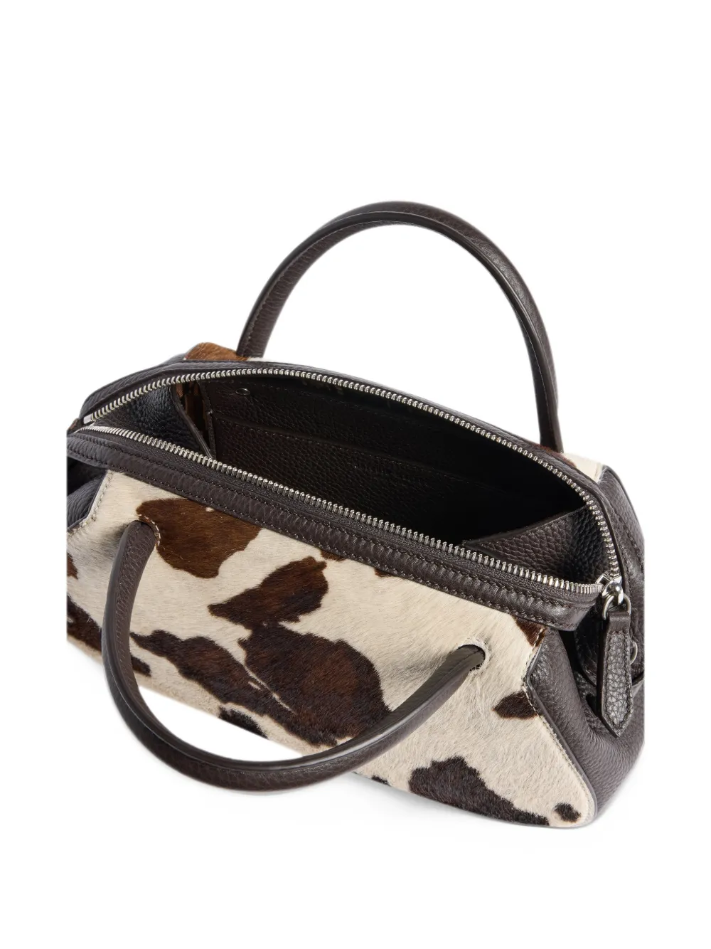 Antonio Marras Kleine Antine shopper met koeienprint Beige