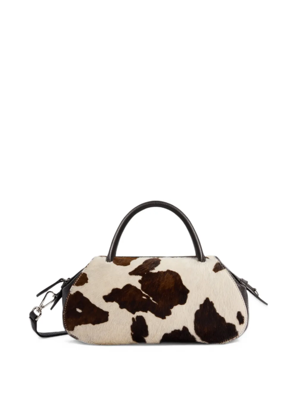 Antonio Marras Kleine Antine shopper met koeienprint Beige