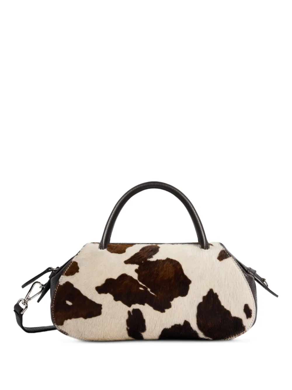 Antonio Marras Kleine Antine shopper met koeienprint Beige