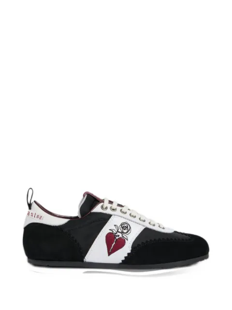 Antonio Marras LolLove heart-embroidered sneakers