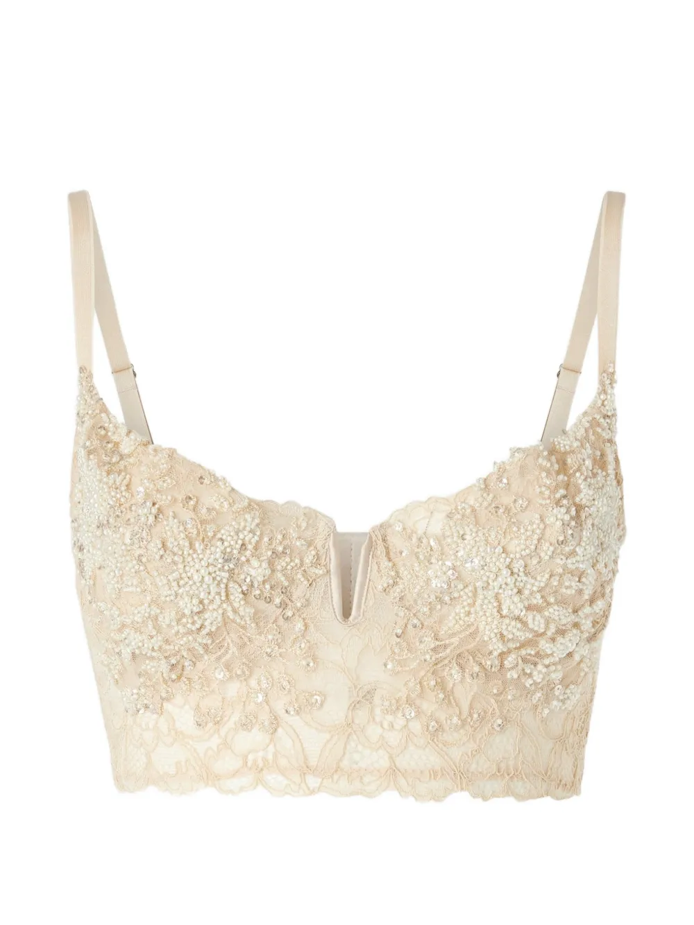 Antonio Marras Reggiseno con perline - Toni neutri