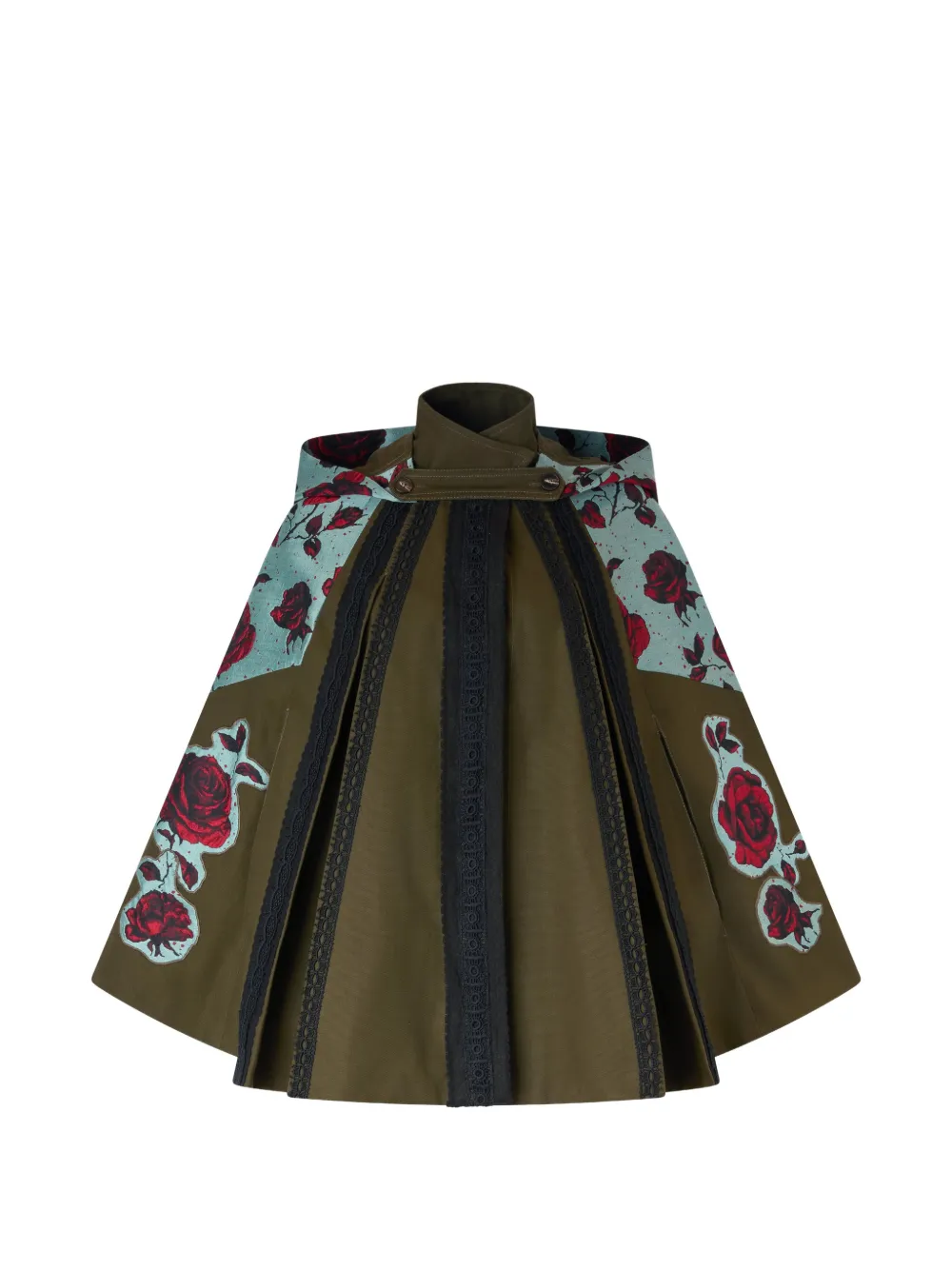 Antonio Marras parka à capuche rose - Vert