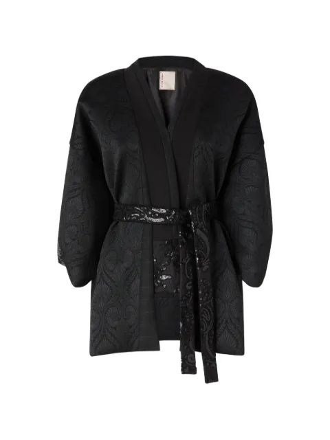 Antonio Marras sequin-embellished jacquard kimono jacket