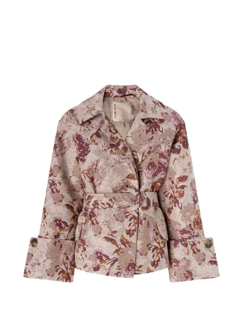 Antonio Marras rose-jacquard oversized jacket