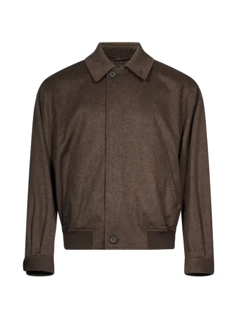 ssstein button-fastening bomber jacket