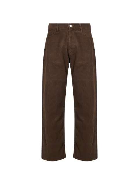 ssstein corduroy straight-leg trousers