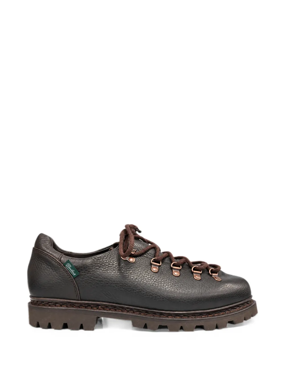 Paraboot Clusaz grained leather sneakers - Brown