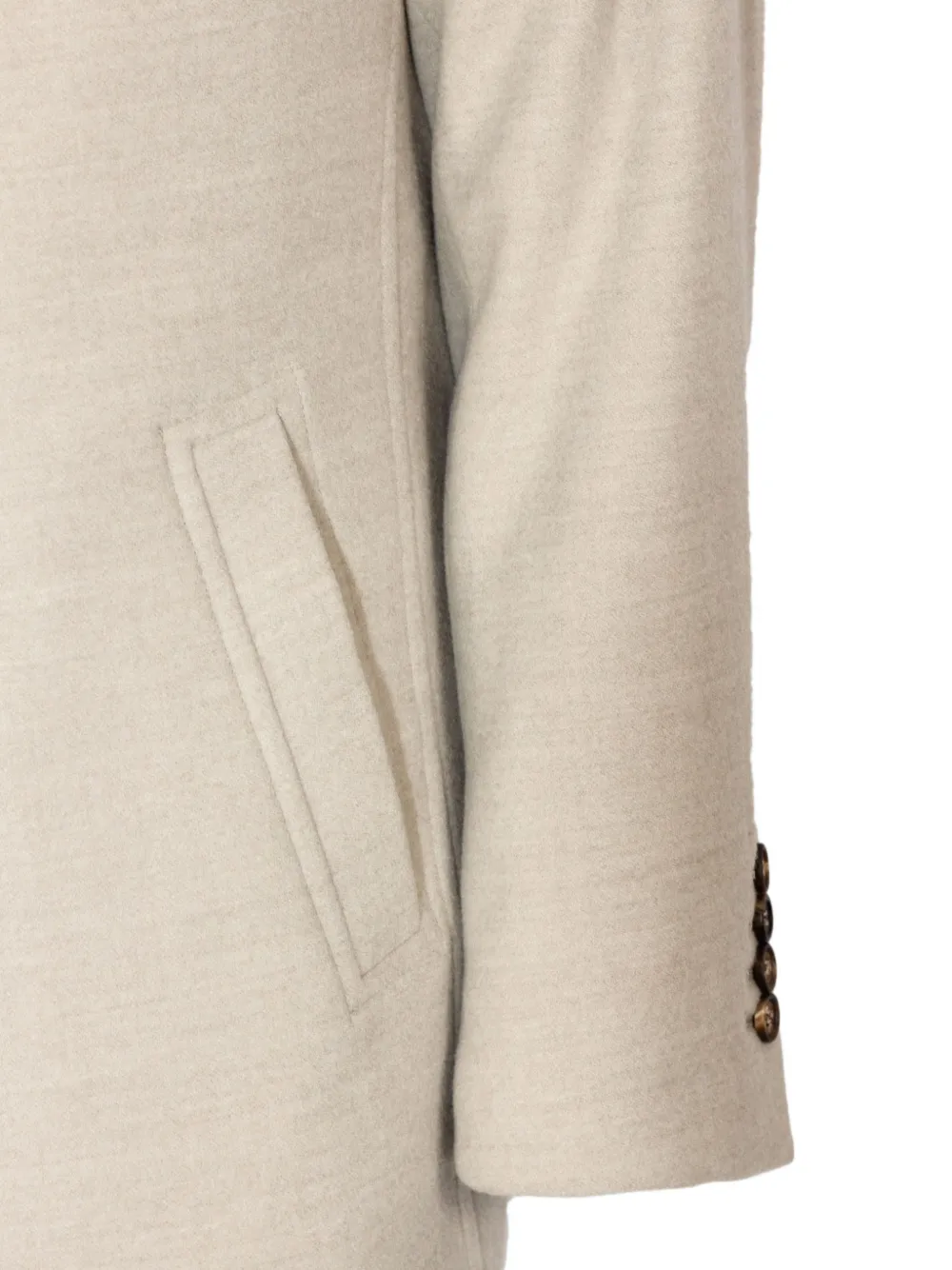 Eleventy double-breasted coat Beige