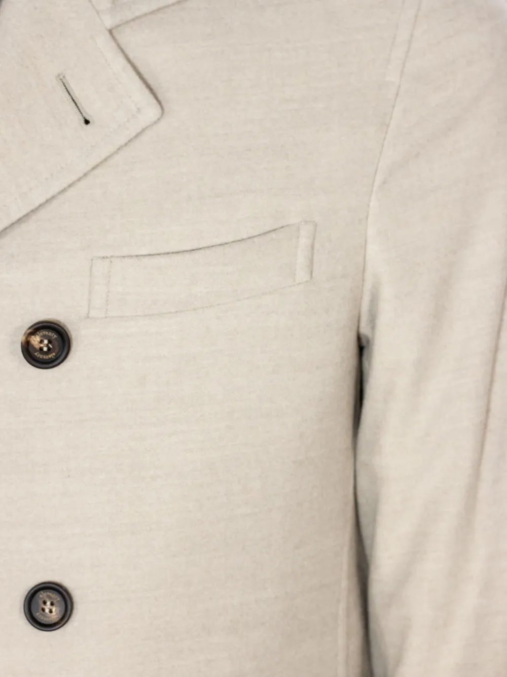 Eleventy double-breasted coat Beige