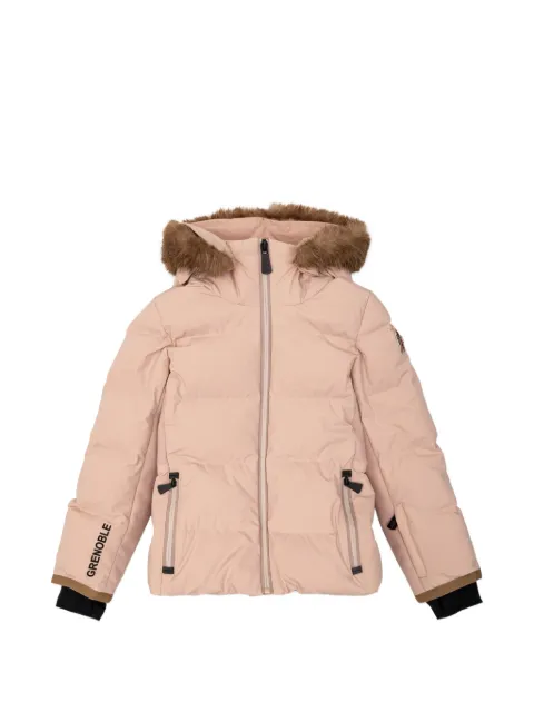 MONCLER GRENOBLE KIDS New Guyane faux-fur-trim jacket