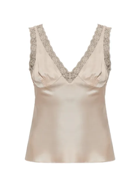 Posse Blake lace-trim top