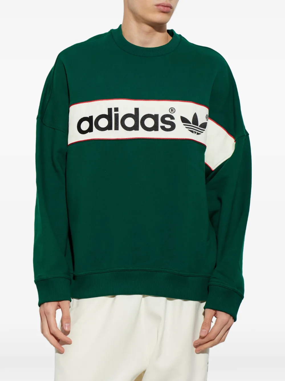 adidas Adisignature NY sweatshirt with crew neck Groen