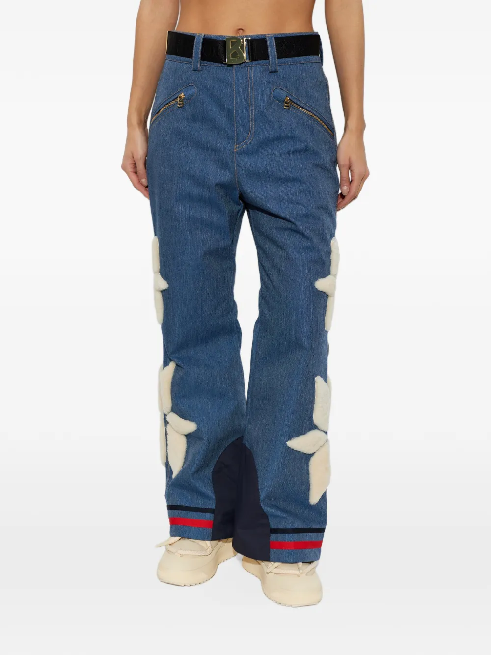 BOGNER Fena skibroek met sterpatch Blauw