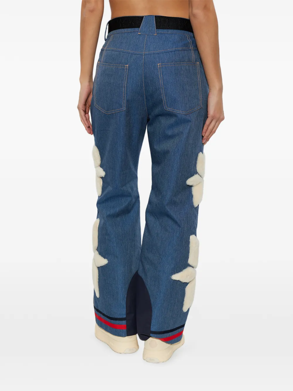 BOGNER Fena skibroek met sterpatch Blauw