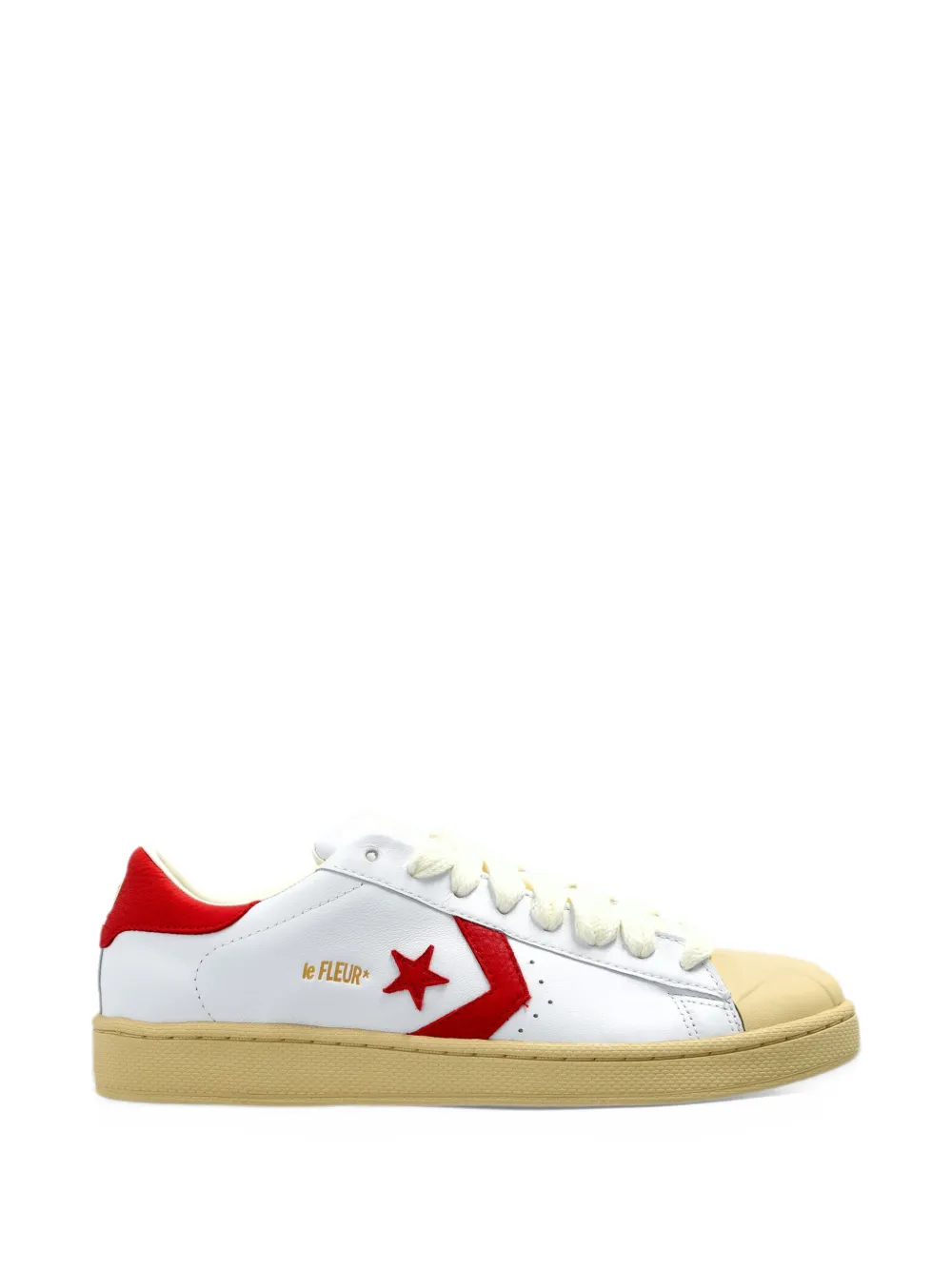 Converse x GOLF le FLEUR* Pro leather basketball low-top shoe - Bianco