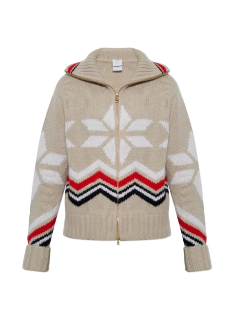 BOGNER Frances intarsia-knit cardigan