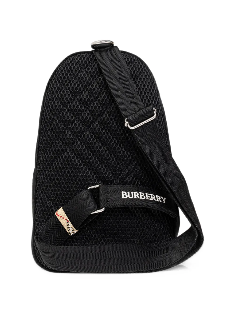 Burberry Knight logo sling bag Zwart
