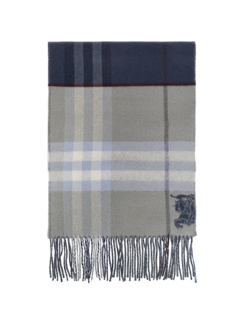 Burberry checked cashmere scarf