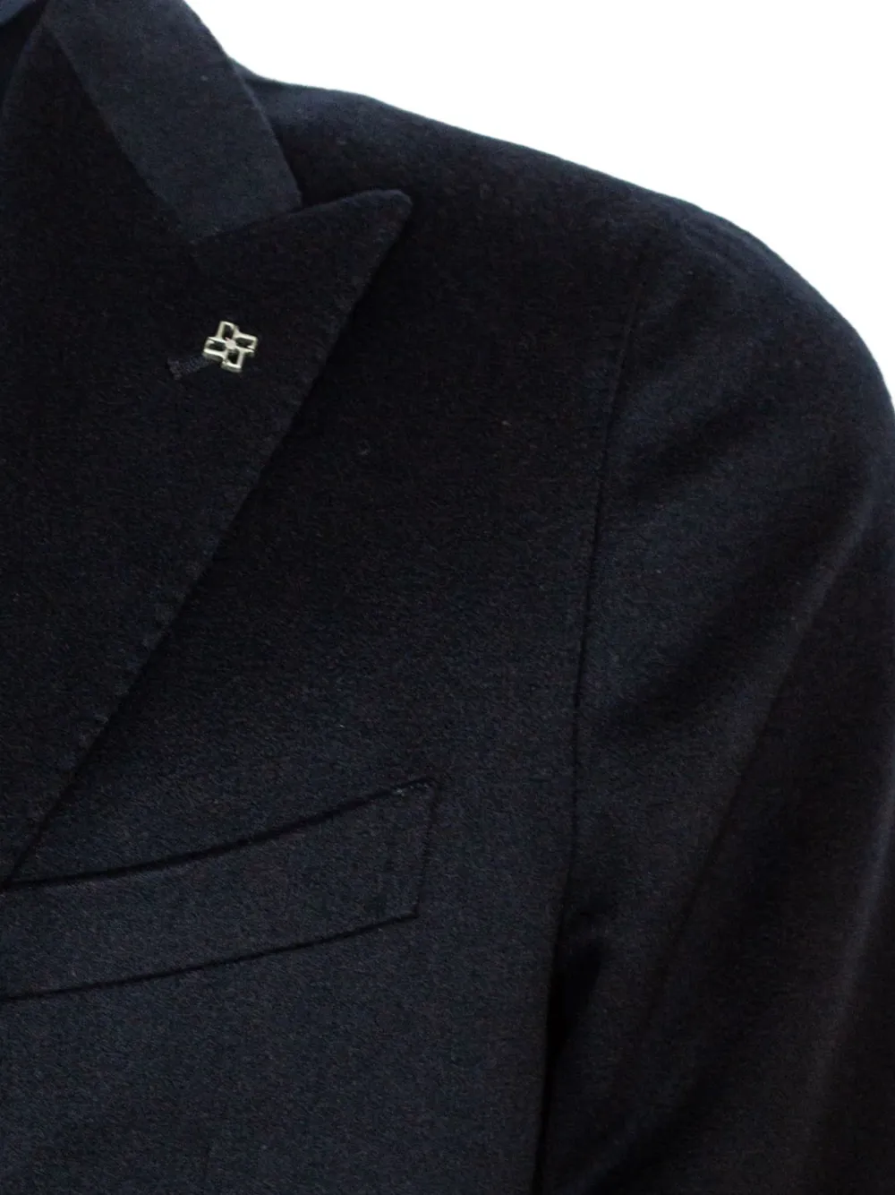Tagliatore single-breasted peak-lapels blazer Blauw