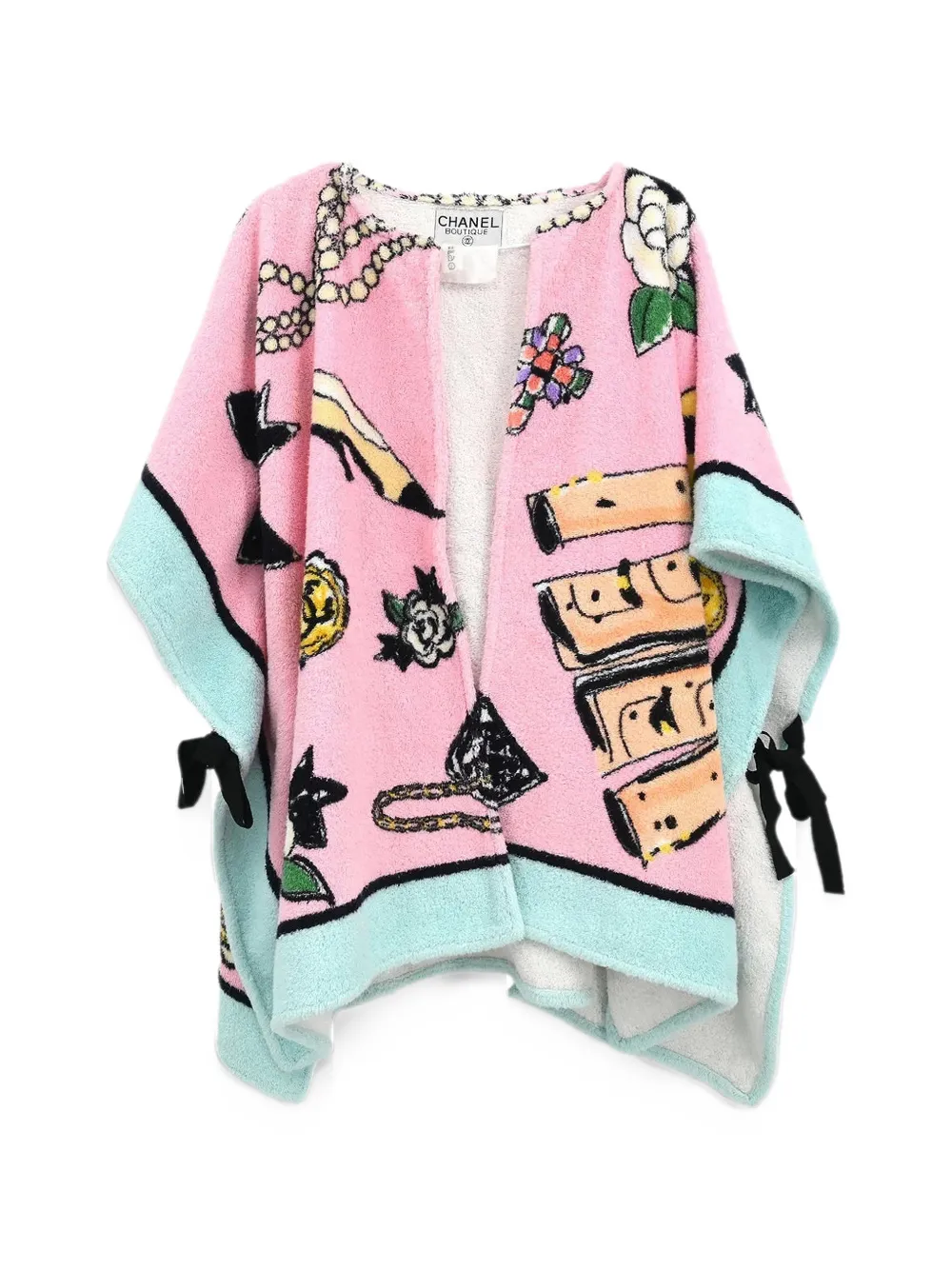 CHANEL Pre-Owned Icon-print Bathrobe | Pink | FARFETCH