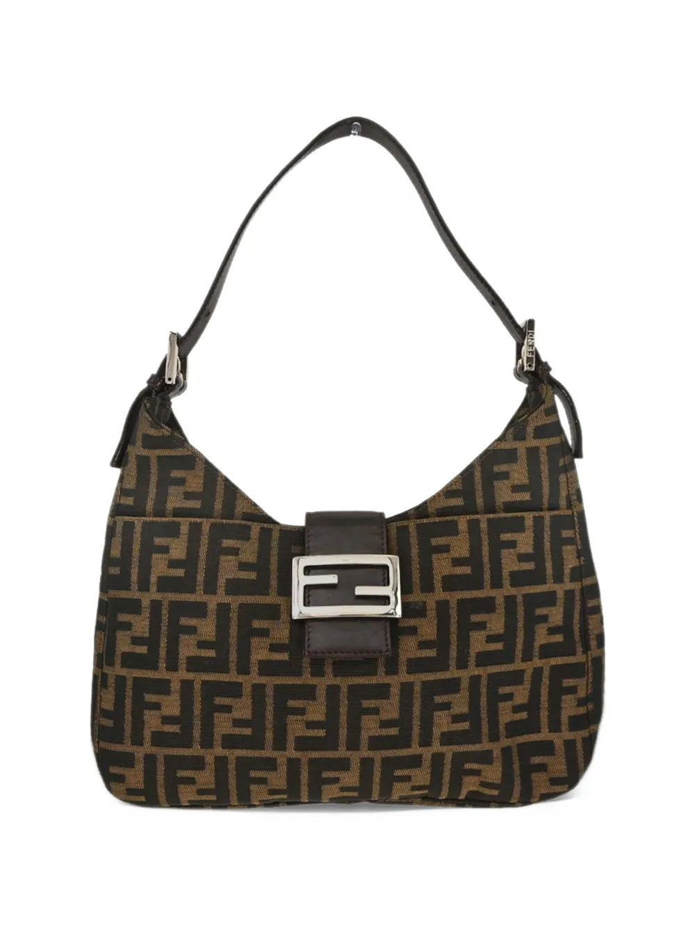 Fendi Pre-Owned Zucca shoulder bag - Brown