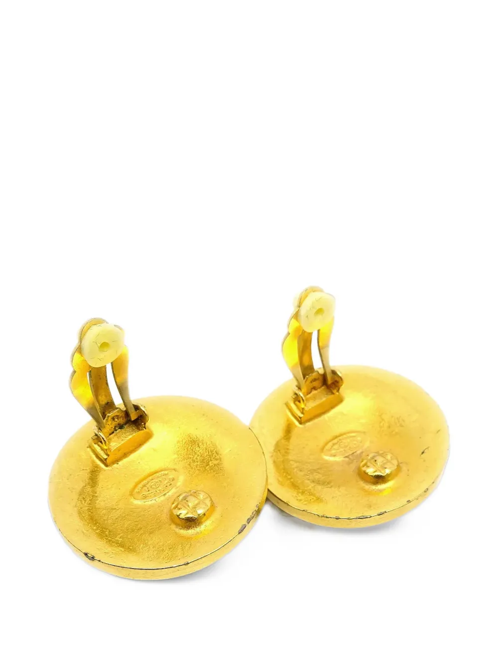 CHANEL Pre-Owned 1994 CC-logo earrings - Oro