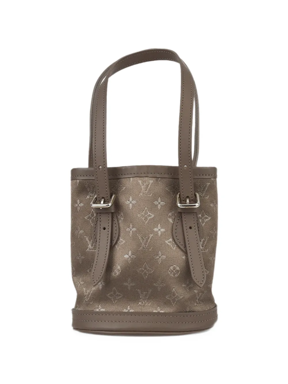 Louis Vuitton Pre-Owned 2001 Little Bucket Monogram Satin mini bag - Toni neutri