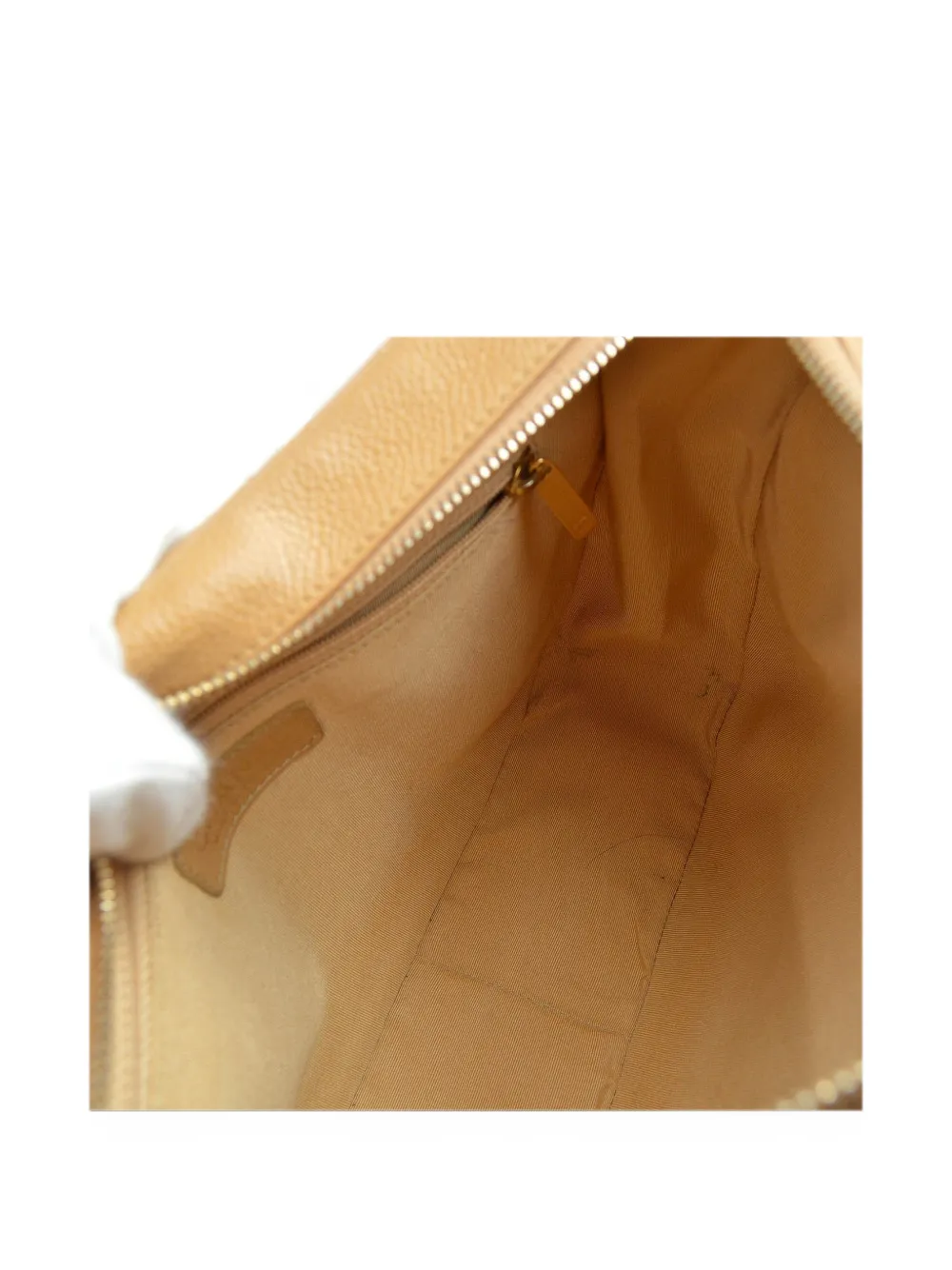 CHANEL Pre-Owned 2004-2005 diamond-quilted shoulder bag Beige