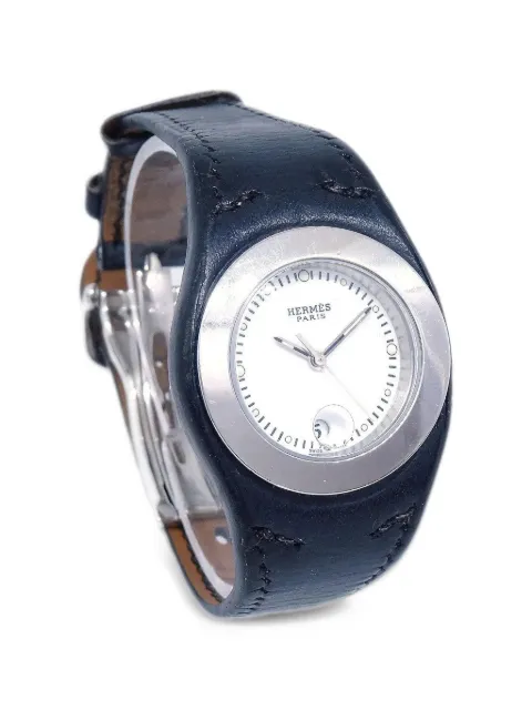 Hermès Pre-Owned Arne leather-strap 27mm watch
