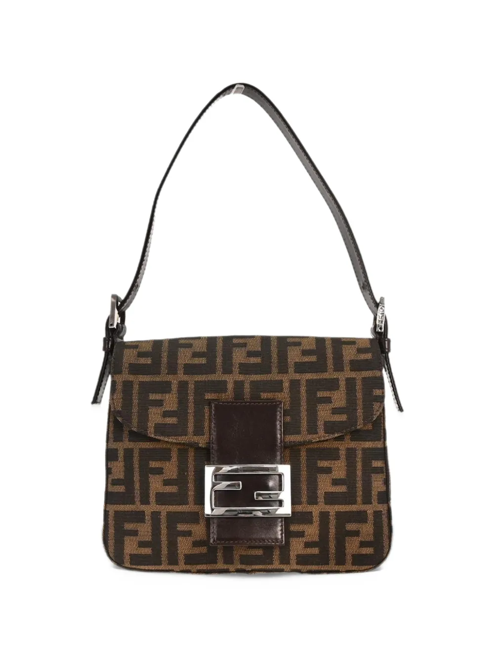 Fendi Pre-Owned Zucca canvas handbag - Brown