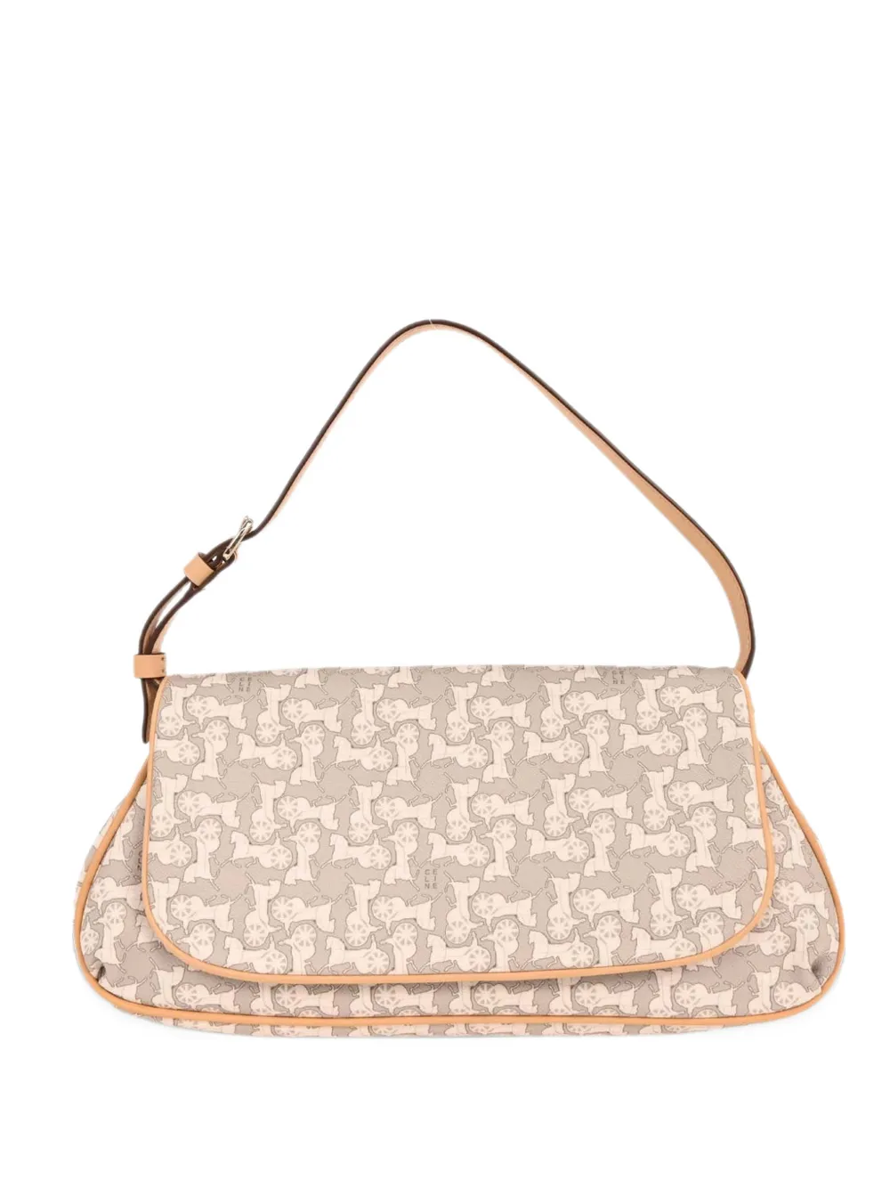 Celine Pre-Owned Caleche pattern handbag - Grigio