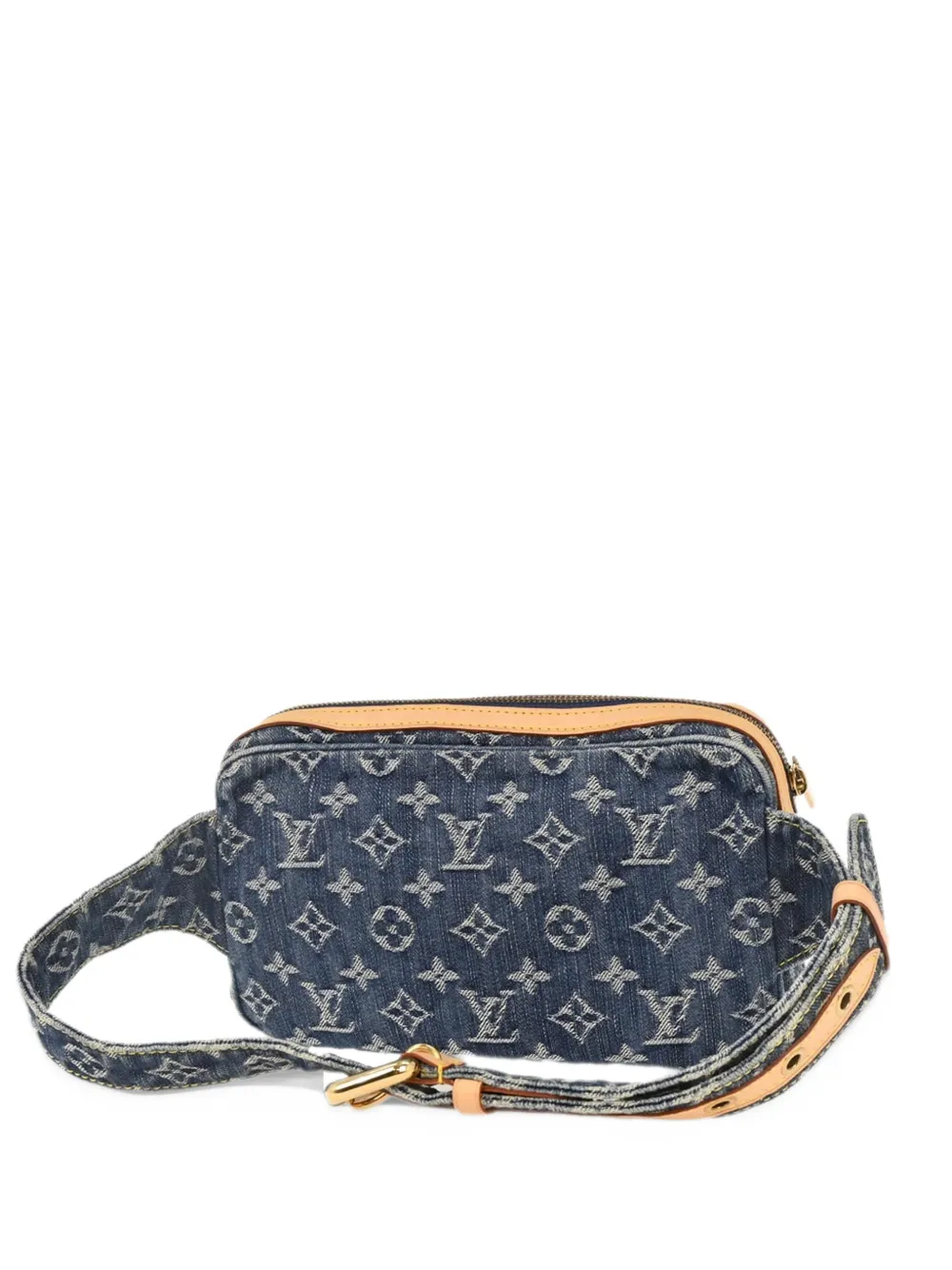 Louis Vuitton Pre-Owned Monogram Denim belt bag - Blu
