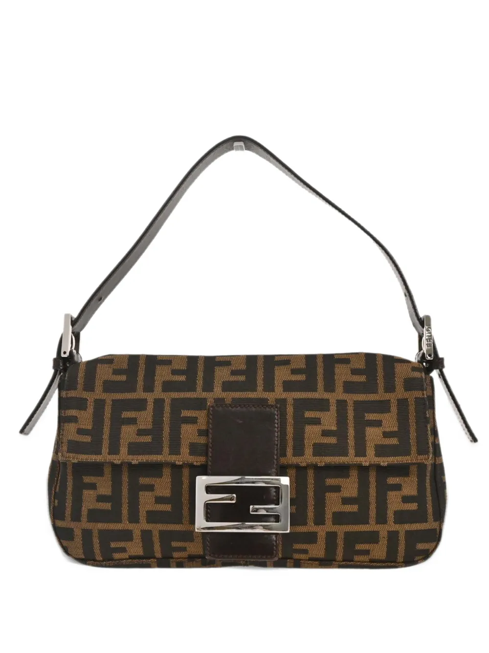 Fendi Pre-Owned Baguette Zucca shoulder bag - Brown