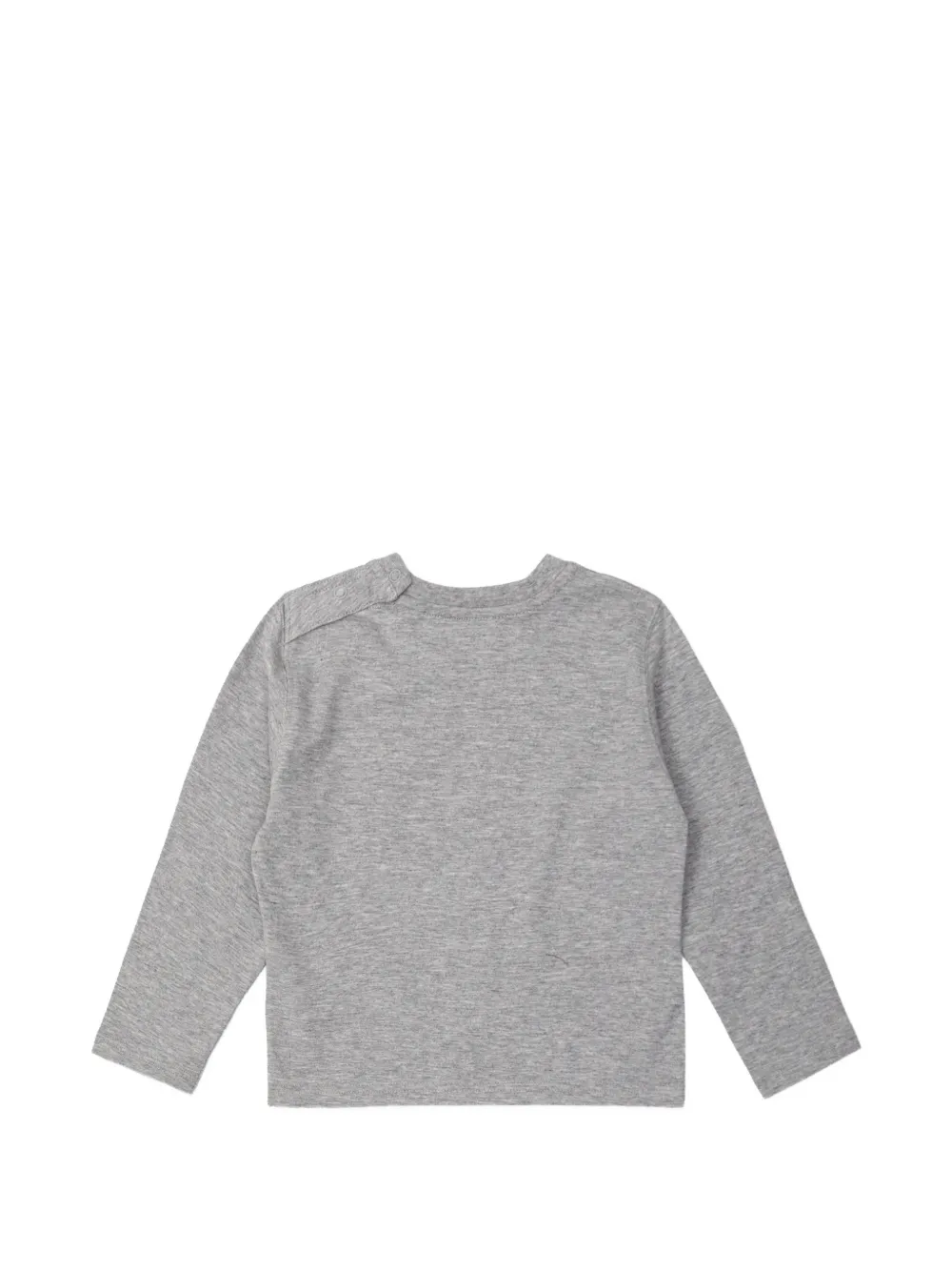 Burberry Kids Equestrian Knight Design long-sleeve T-shirt Grijs