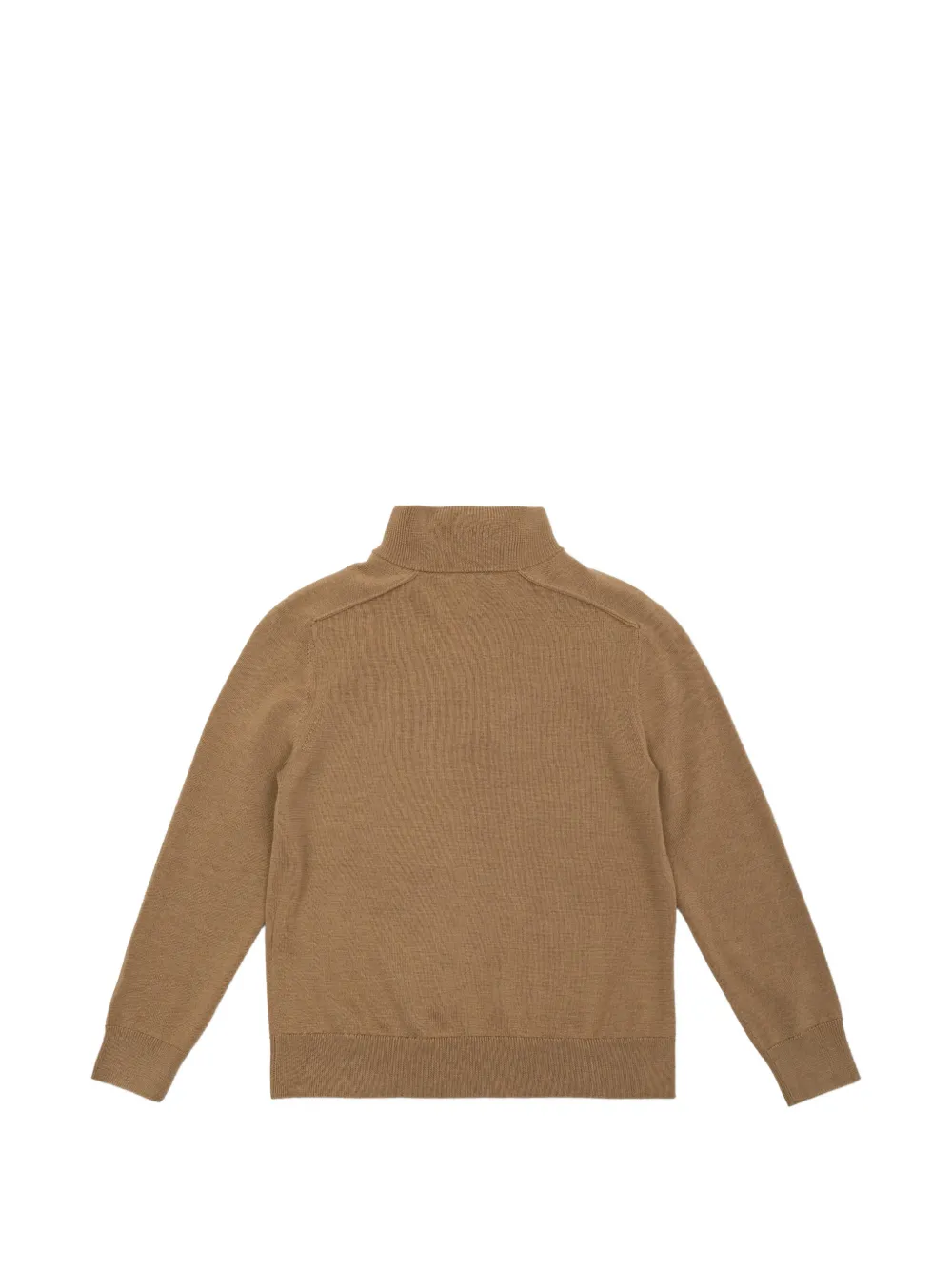 Burberry Kids Vintage Check half-zip sweater Beige