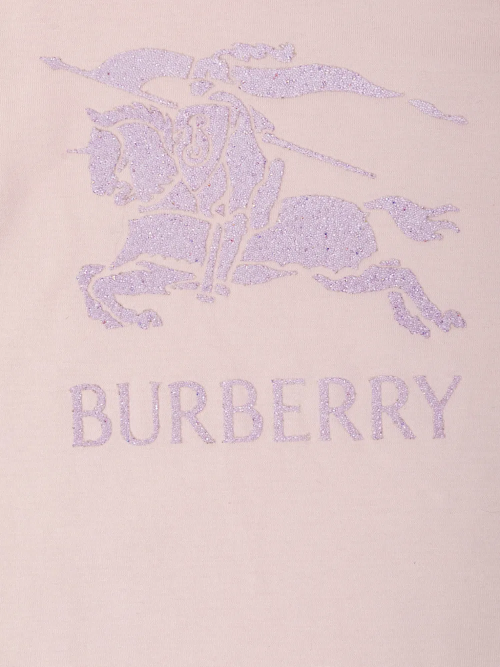 Burberry Kids ruffled-sleeve logo T-shirt Roze