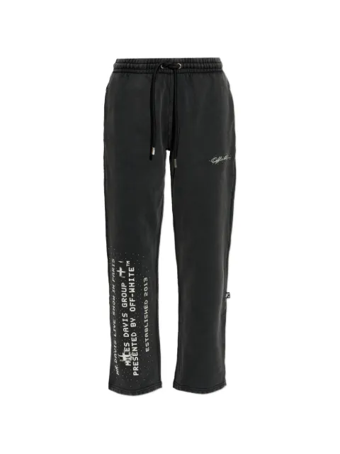 Off-White logo-print track pants