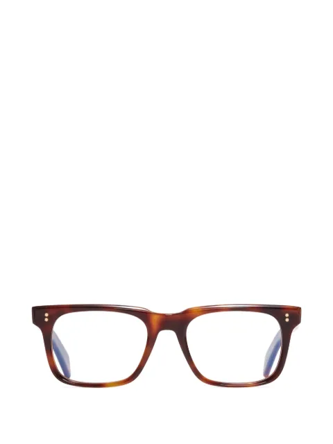 Cutler & Gross tortoiseshell-effect rectangle-frame glasses