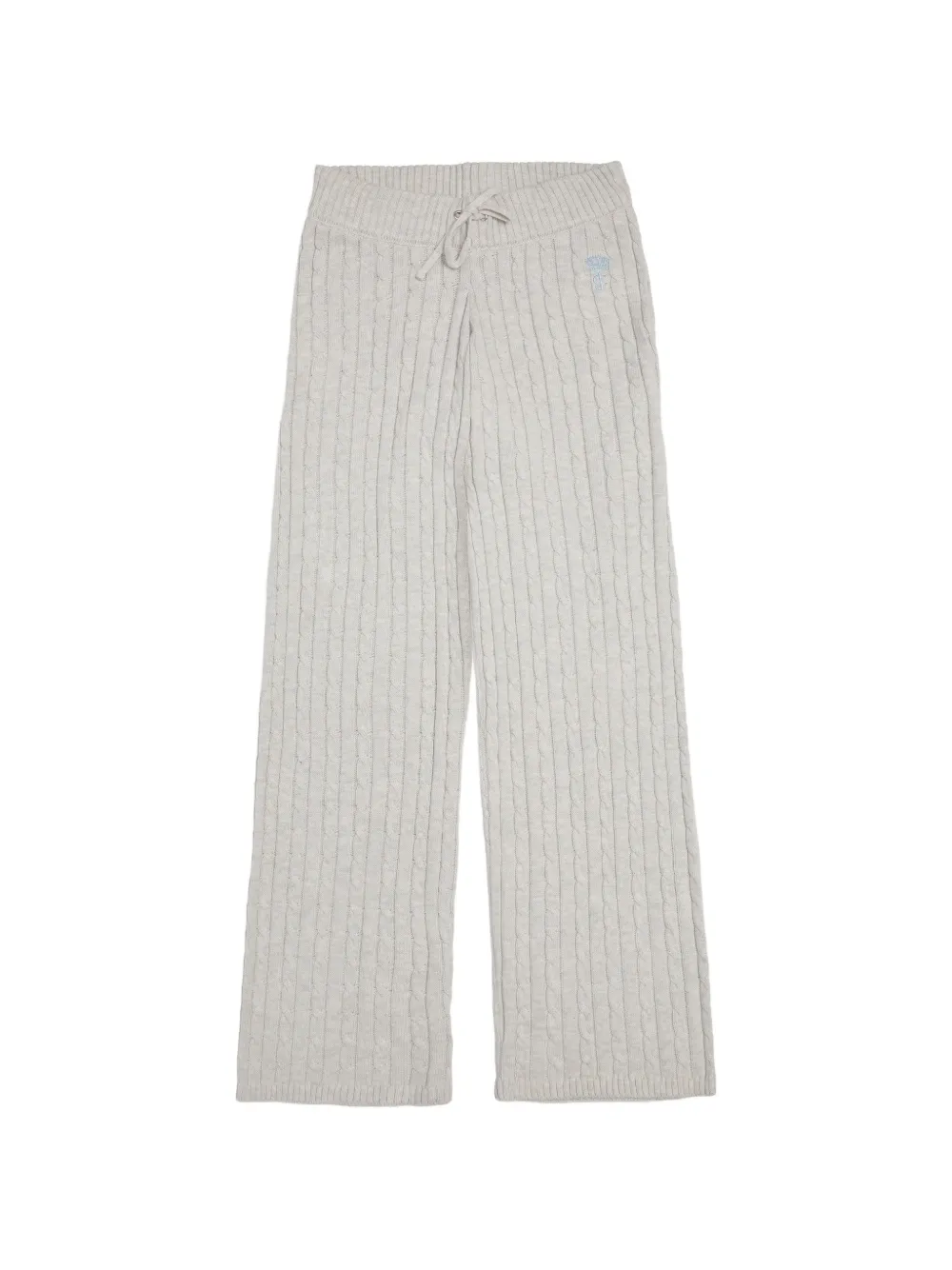 Juicy Couture Kabelgebreide broek Beige